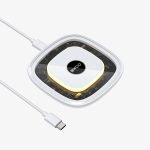 🔋 BWOO WL-34 Transparent Wireless Charger | 15W Qi Fast Charging Pad