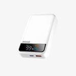 BWOO BO-P53 Magnetic Power Bank | 10000mAh Wireless & Wired Charging – White