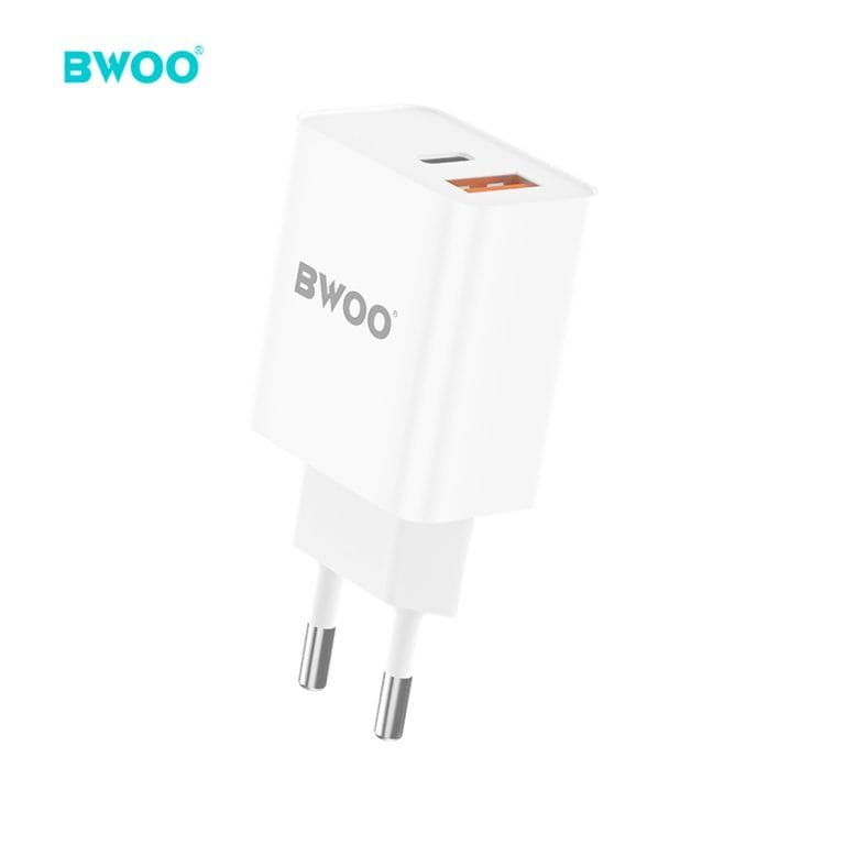 BWOO PD 20W + QC3.0 Dual Fast Charger – BO-CDA117