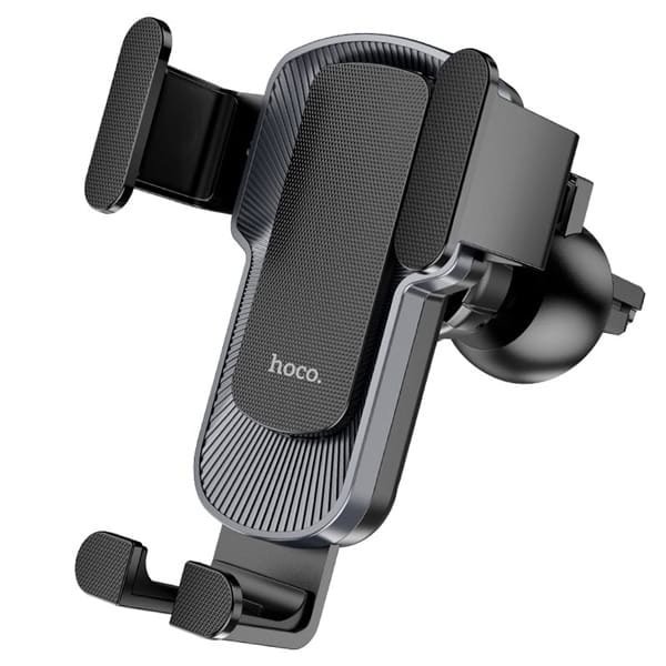 Hoco CA103 Gravity Car Holder – Multi-Adjustable Air Vent Mount (Metal Gray)