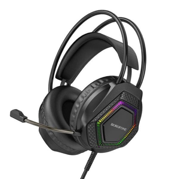 BOROFONE BO105 Thunder Gaming Headphones with Microphone – Black