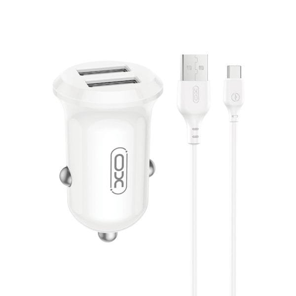 XO CC67 Dual USB 12W Car Charger Black
