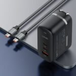 Anti-tangle, wear-resistant LDNIO IP-441C USB-C cable