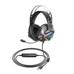 Remax RM-810 Wargod Series Gaming Headphones with Mic | Intelligent Noise Reduction – Grey – Free Delivery
