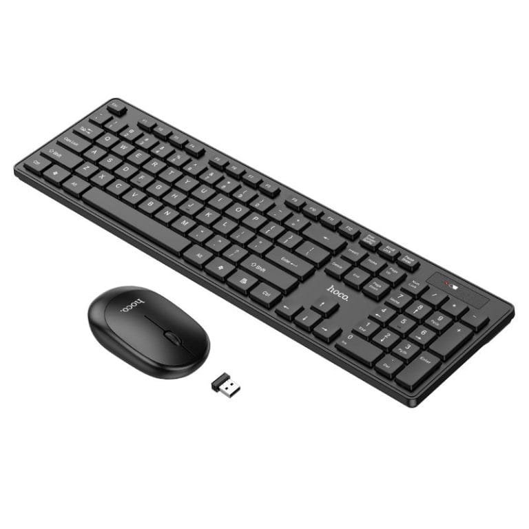 Hoco GM17 2.4G Slim Wireless Keyboard and Mouse Set – English Version