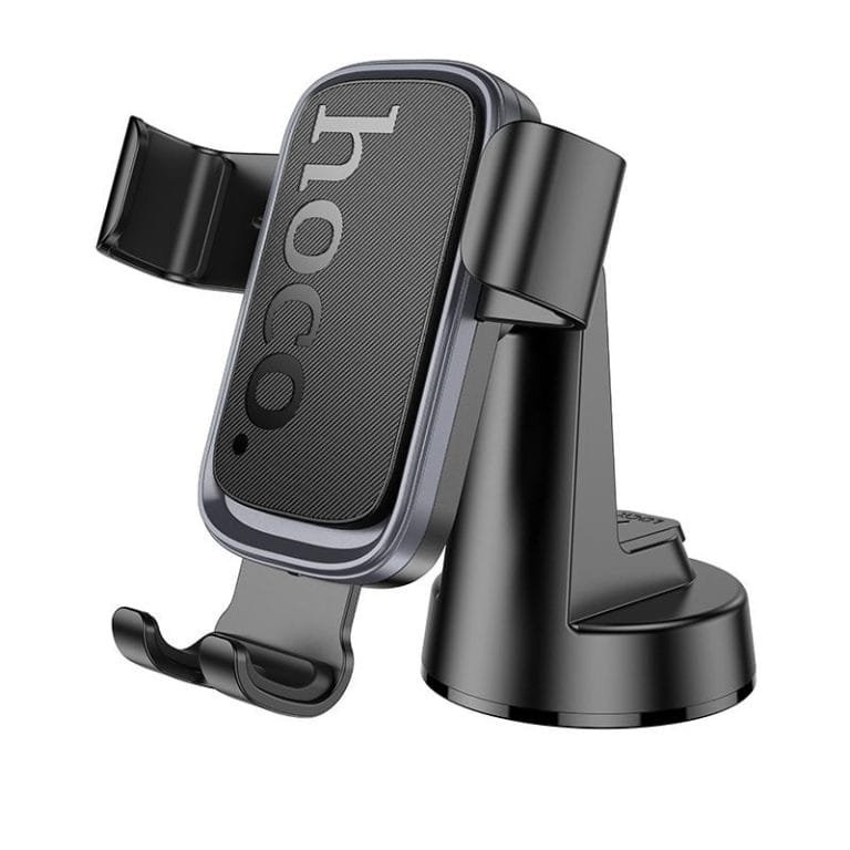 Hoco H81 Vista Center Console Gravity Car Phone Holder – Black/Grey