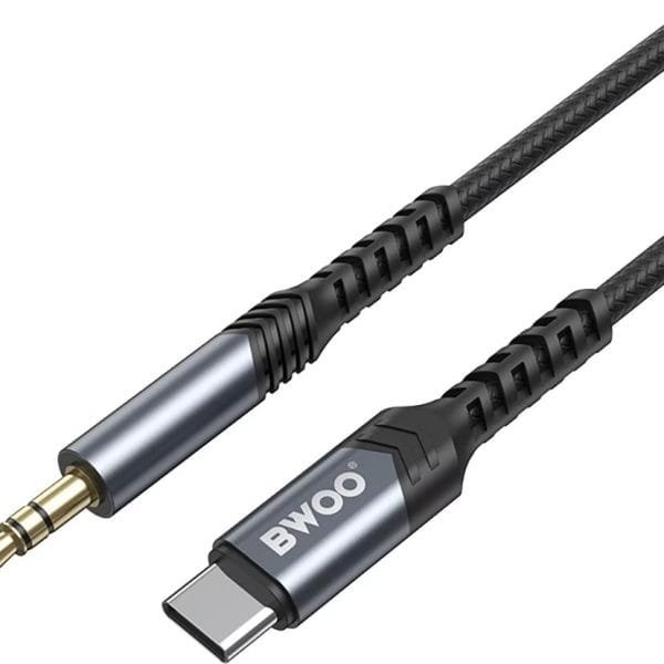 Bwoo BO-AUX066 Audio Cable | USB-C to 3.5mm AUX Adapter