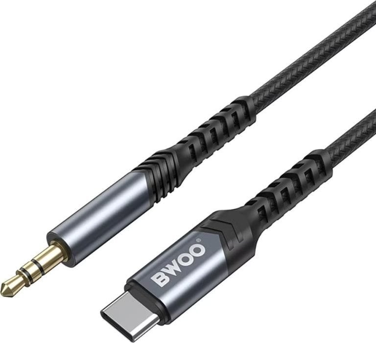Bwoo BO-AUX066 Audio Cable | USB-C to 3.5mm AUX Adapter