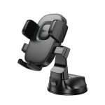Hoco H76 Crown Center Console One-Button Car Phone Holder – Black/Grey